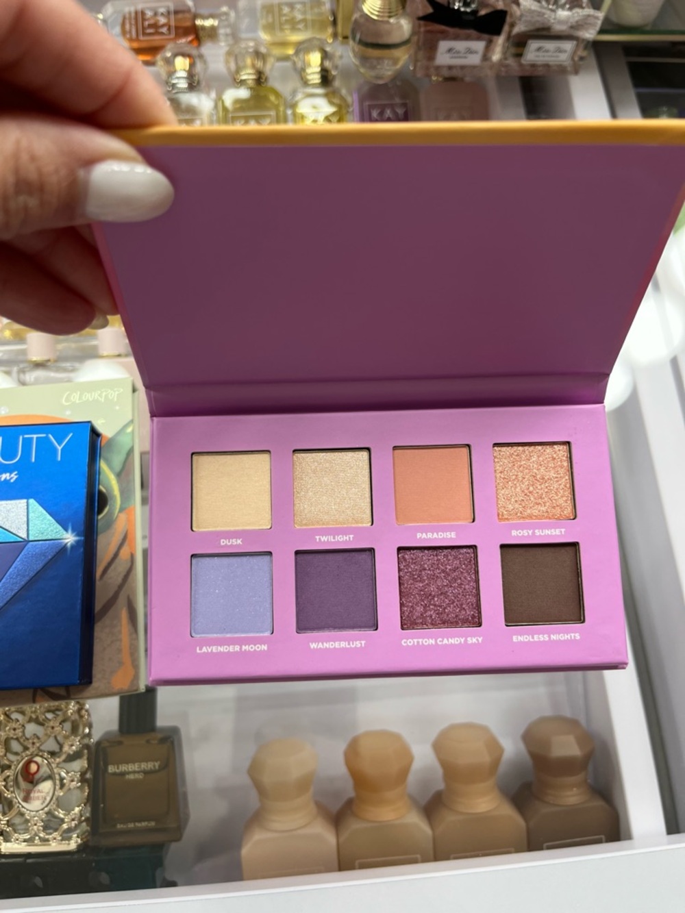 HUDA BEAUTY Sapphire Obsessions, Colourpop Baby Yoda, ULTA  Eyeshadow Palette - Picture 4 of 6